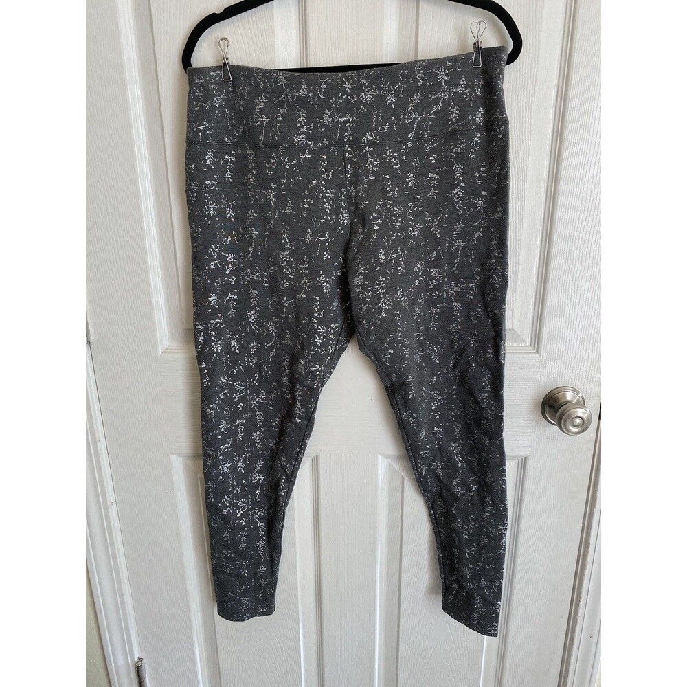 Soft Surroundings Large Gray Pull On Leggings Stretch